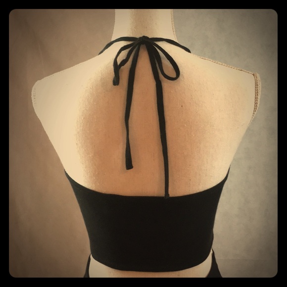 Silence is Violence black red white halter top - Picture 3 of 6